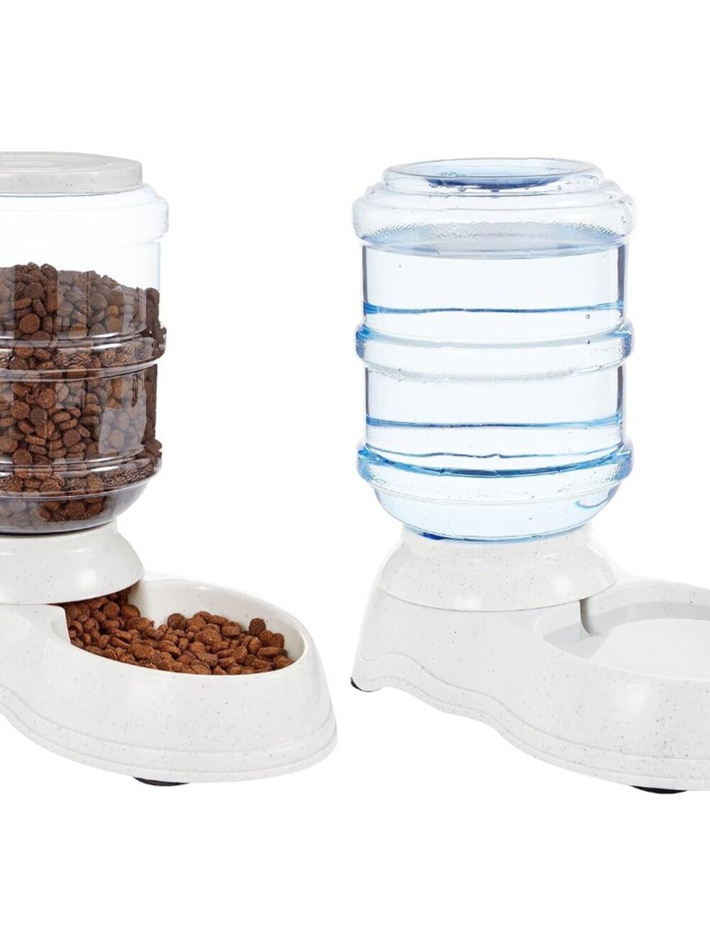 Automatic Pet Water Dispenser and Gravity Food Feeder Set for Cat and Dog, Easy